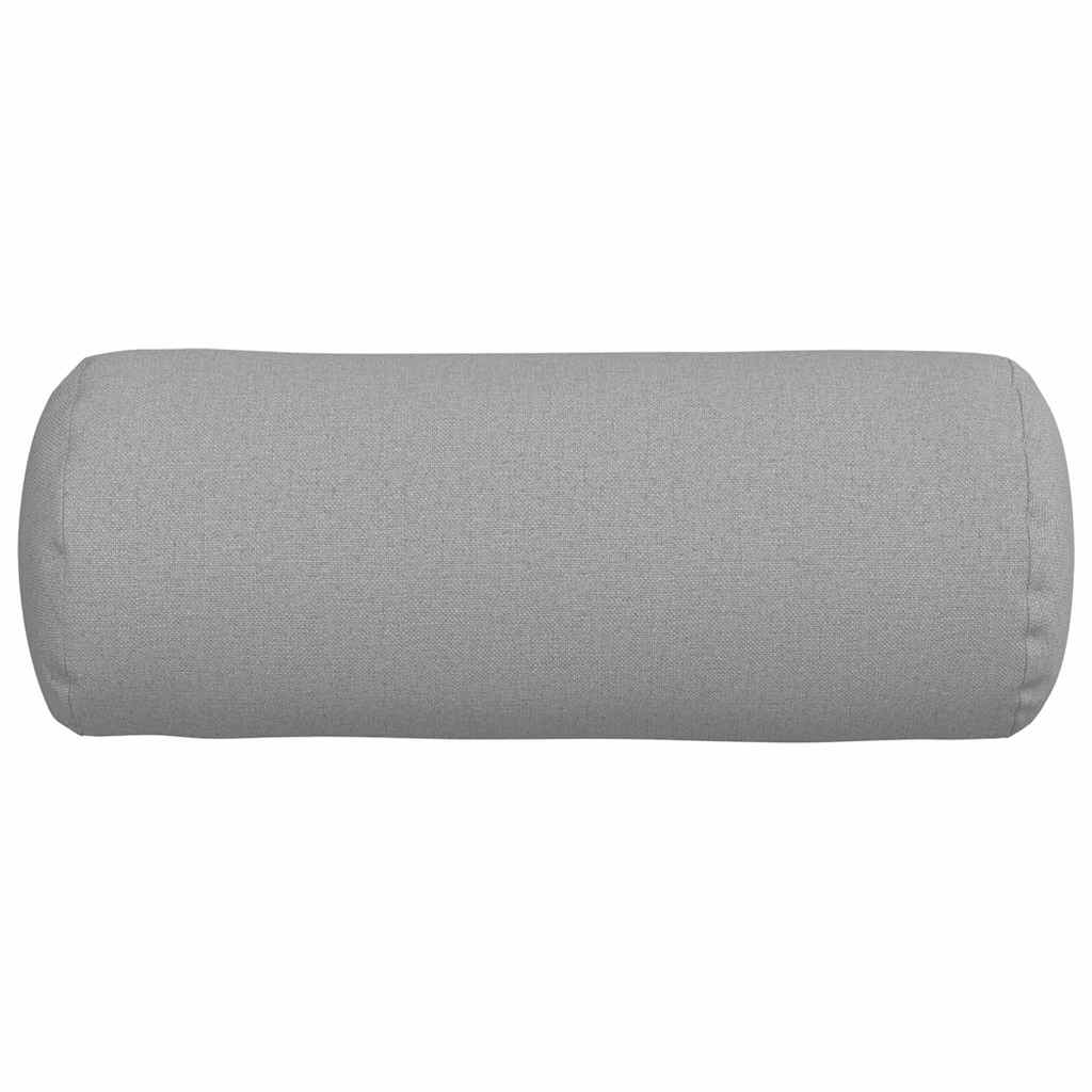Cuscini a rullo 2 pcs Grigio Nuvola Ø 15 x 40 cm Tessuto