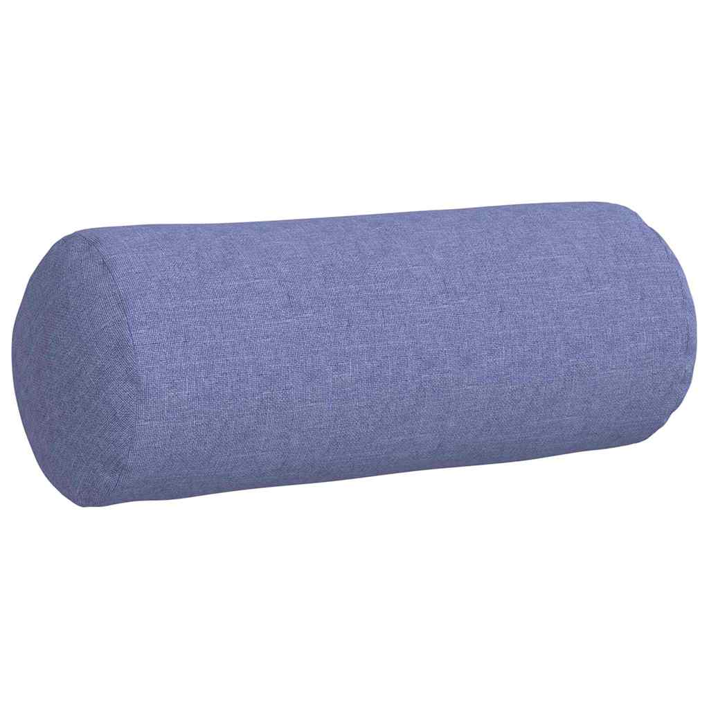 Cuscini a rullo 2 pcs Blu jeans Ø 15 x 40 cm Tessuto