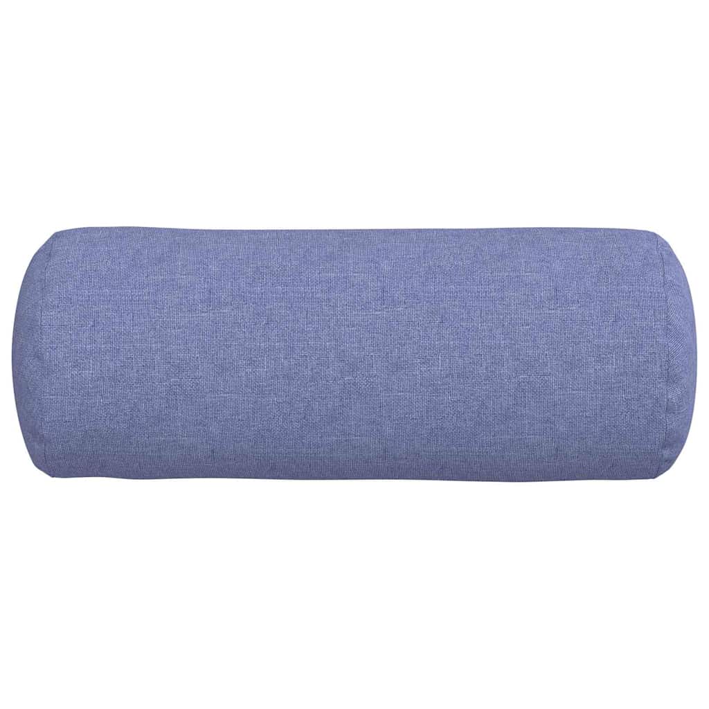 Cuscini a rullo 2 pcs Blu jeans Ø 15 x 40 cm Tessuto