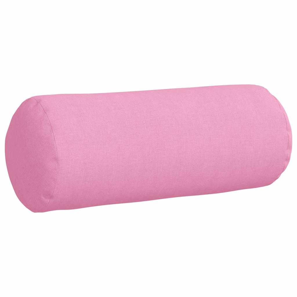 Cuscini a rullo 2 pcs Rosa Ø 15 x 40 cm Tessuto