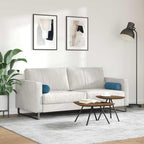 Cuscini a rullo 2 pcs Blu Ø 15 x 40 cm Tessuto in Cords