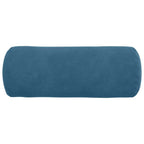Cuscini a rullo 2 pcs Blu Ø 15 x 40 cm Tessuto in Cords