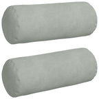 Cuscini a rullo 2 pcs Grigio chiaro Ø 15 x 40 cm