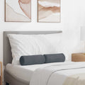 Cuscini a rullo 2 pcs Grigio scuro Ø 15 x 40 cm