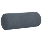 Cuscini a rullo 2 pcs Grigio scuro Ø 15 x 40 cm