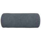 Cuscini a rullo 2 pcs Grigio scuro Ø 15 x 40 cm