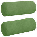 Cuscini a rullo 2 pcs Verde chiaro Ø 15 x 40 cm