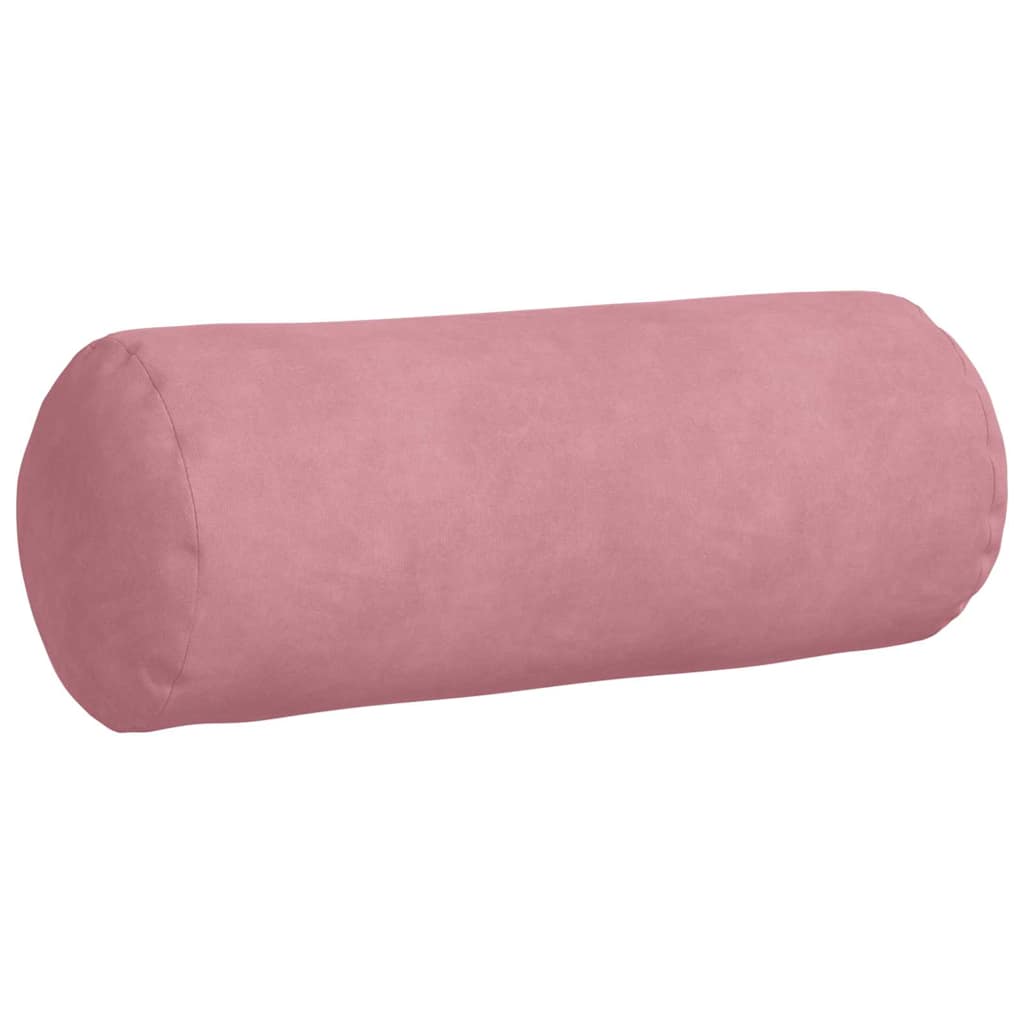 Cuscini a rullo 2 pcs Rosa Ø 15 x 40 cm Tessuto in Cords