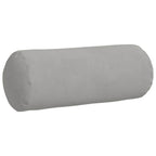 Cuscini a rullo 2 pcs Grigio chiaro Ø 15 x 40 cm