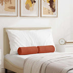 Cuscini a rullo 2 pcs Rosso Arancio Ø 15 x 40 cm