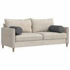 Cuscini a rullo 2 pcs Grigio scuro Ø 25 x 70 cm Tessuto