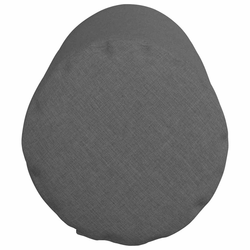 Cuscini a rullo 2 pcs Grigio scuro Ø 25 x 70 cm Tessuto