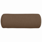 Cuscini a rullo 2 pcs Marrone Ø 25 x 70 cm Tessuto