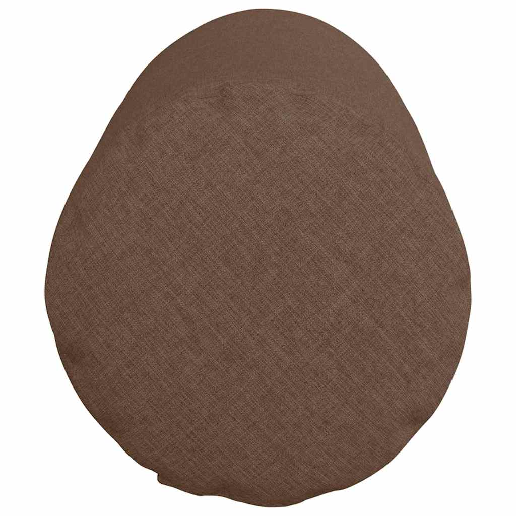 Cuscini a rullo 2 pcs Marrone Ø 25 x 70 cm Tessuto