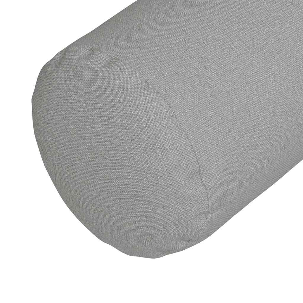 Cuscini a rullo 2 pcs Grigio Nuvola Ø 25 x 70 cm Tessuto