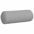 Cuscini a rullo 2 pcs Grigio Nuvola Ø 25 x 70 cm Tessuto