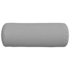Cuscini a rullo 2 pcs Grigio Nuvola Ø 25 x 70 cm Tessuto