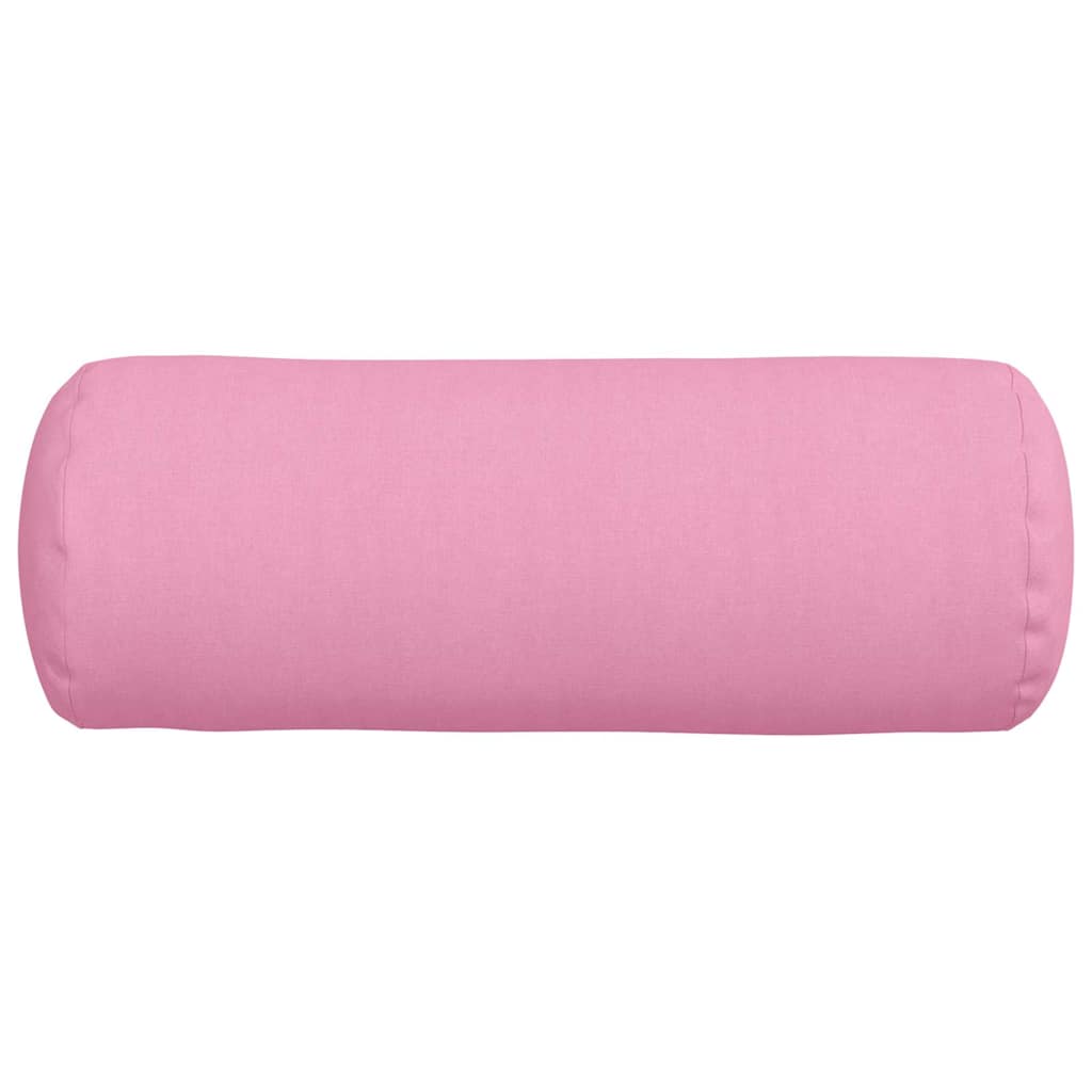 Cuscini a rullo 2 pcs Rosa Ø 25 x 70 cm Tessuto