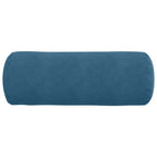 Cuscini a rullo 2 pcs Blu Ø 25 x 70 cm Tessuto in Cords
