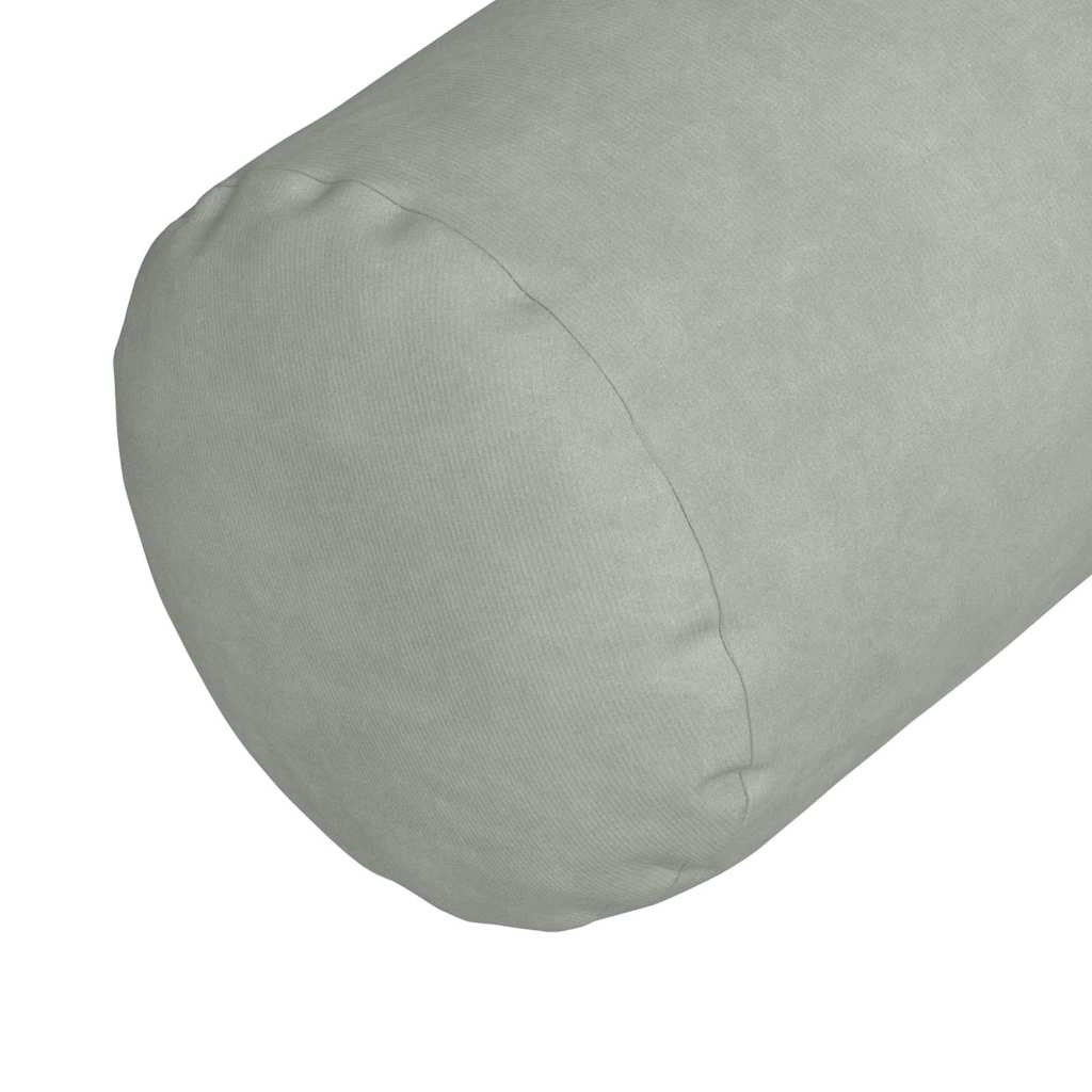 Cuscini a rullo 2 pcs Grigio chiaro Ø 25 x 70 cm
