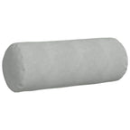 Cuscini a rullo 2 pcs Grigio chiaro Ø 25 x 70 cm