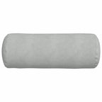 Cuscini a rullo 2 pcs Grigio chiaro Ø 25 x 70 cm