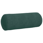 Cuscini a rullo 2 pcs Verde Scuro Ø 25 x 70 cm Tessuto in Cords