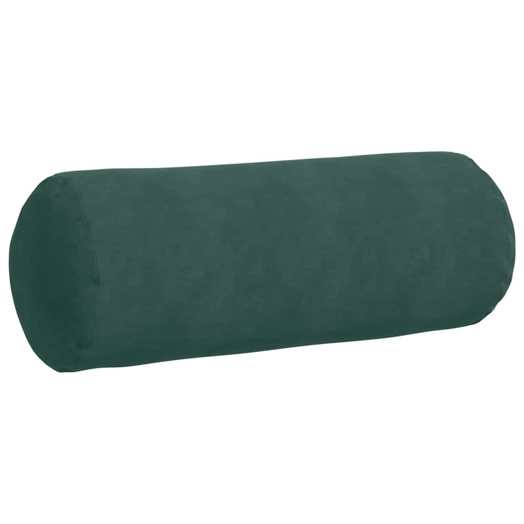 Cuscini a rullo 2 pcs Verde Scuro Ø 25 x 70 cm Tessuto in Cords