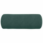 Cuscini a rullo 2 pcs Verde Scuro Ø 25 x 70 cm Tessuto in Cords