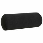 Cuscini a rullo 2 pcs Nero Ø 25 x 70 cm Tessuto in Cords