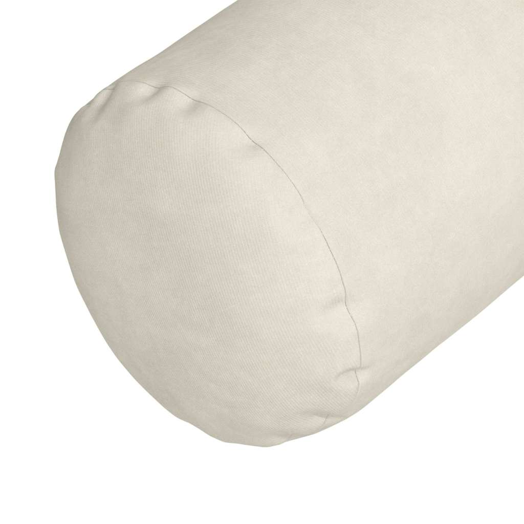 Cuscini a rullo 2 pcs Crema Ø 25 x 70 cm Tessuto in Cords