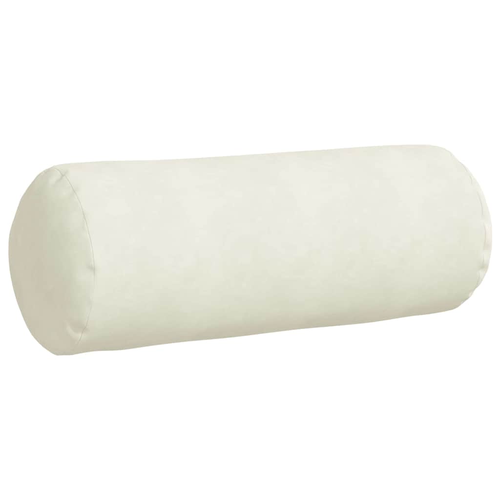 Cuscini a rullo 2 pcs Crema Ø 25 x 70 cm Tessuto in Cords