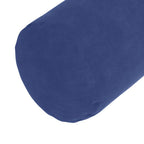 Cuscini a rullo 2 pcs Blu Polizia Ø 25 x 70 cm Tessuto in Cords