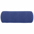 Cuscini a rullo 2 pcs Blu Polizia Ø 25 x 70 cm Tessuto in Cords