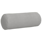 Cuscini a rullo 2 pcs Grigio chiaro Ø 25 x 70 cm