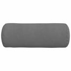 Cuscini a rullo 2 pcs Grigio scuro Ø 25 x 70 cm