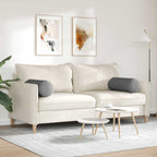 Cuscini a rullo 2 pcs Grigio scuro Ø 25 x 70 cm