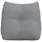 Cuscino per Schiena Grigio chiaro 45 x 24 x 50 cm Tessuto