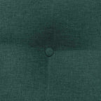 Cuscino per Schiena Verde Scuro 45 x 24 x 50 cm Tessuto