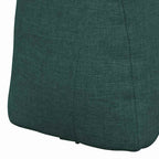 Cuscino per Schiena Verde Scuro 45 x 24 x 50 cm Tessuto