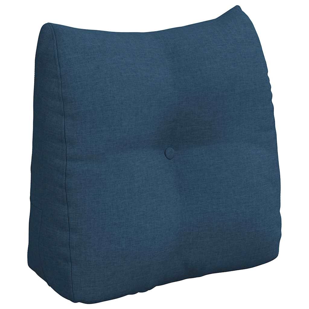 Cuscino per Schiena Blu 45 x 24 x 50 cm Tessuto