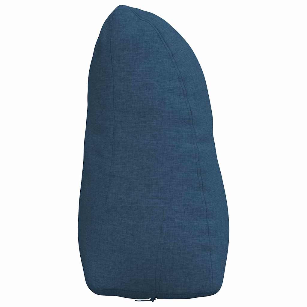 Cuscino per Schiena Blu 45 x 24 x 50 cm Tessuto