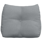 Cuscino per Schiena Grigio chiaro 60 x 24 x 50 cm Tessuto