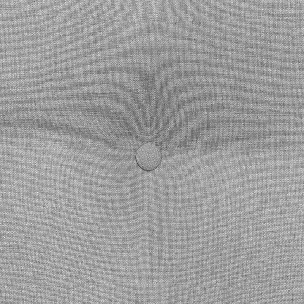 Cuscino per Schiena Grigio Nuvola 60 x 24 x 50 cm Tessuto
