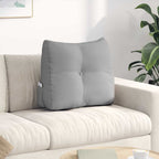 Cuscino per Schiena Grigio Nuvola 60 x 24 x 50 cm Tessuto