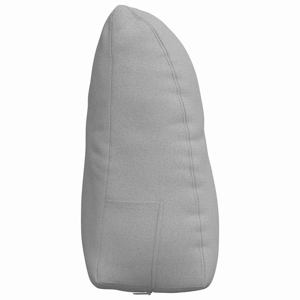 Cuscino per Schiena Grigio Nuvola 60 x 24 x 50 cm Tessuto