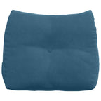 Cuscino per Schiena Blu 60 x 24 x 50 cm Velluto