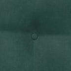 Cuscino per Schiena Verde Scuro 60 x 24 x 50 cm Velluto