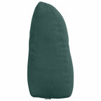 Cuscino per Schiena Verde Scuro 60 x 24 x 50 cm Velluto