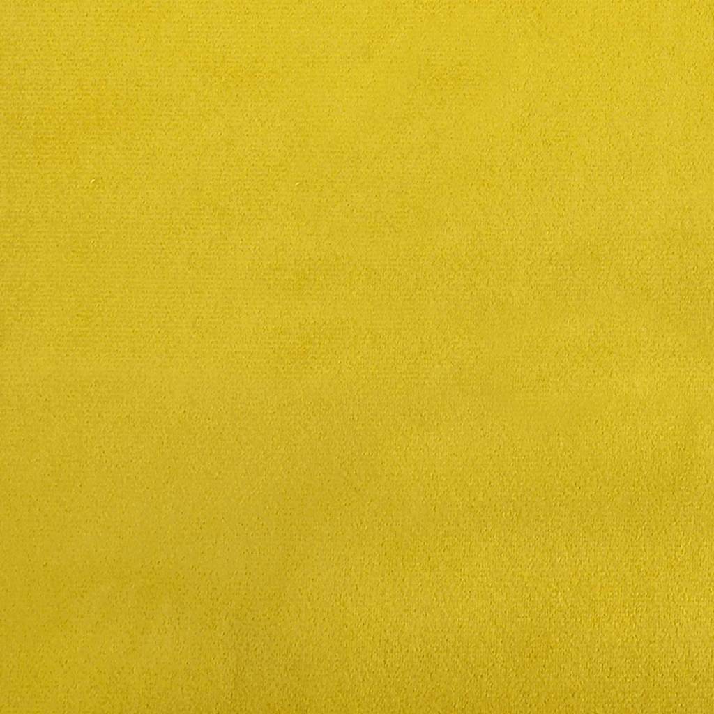 Cuscino per Schiena Giallo 60 x 24 x 50 cm Velluto